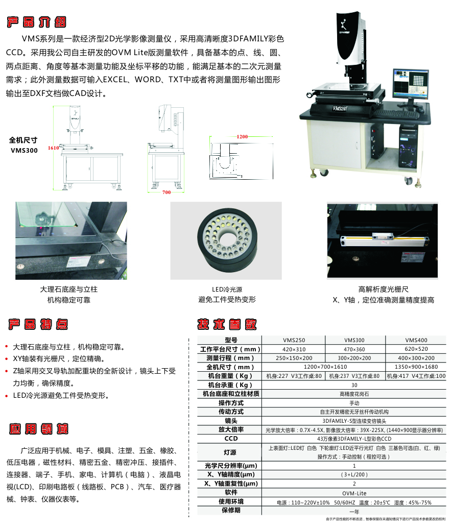 VMC-S系列测量仪
